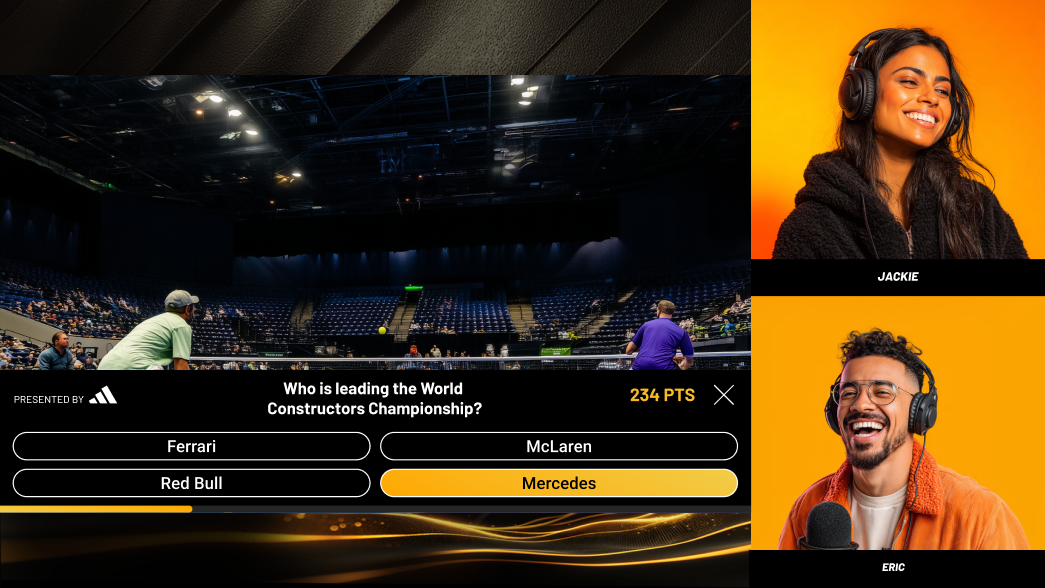 Live IP trivia overlay