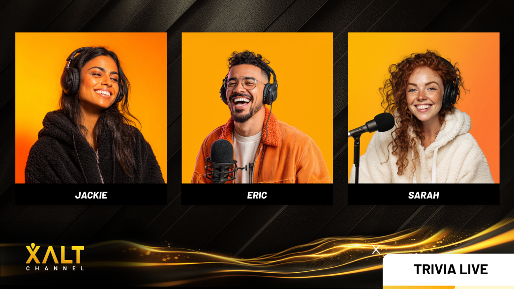 Watchalong muted state with Trivia Live banner