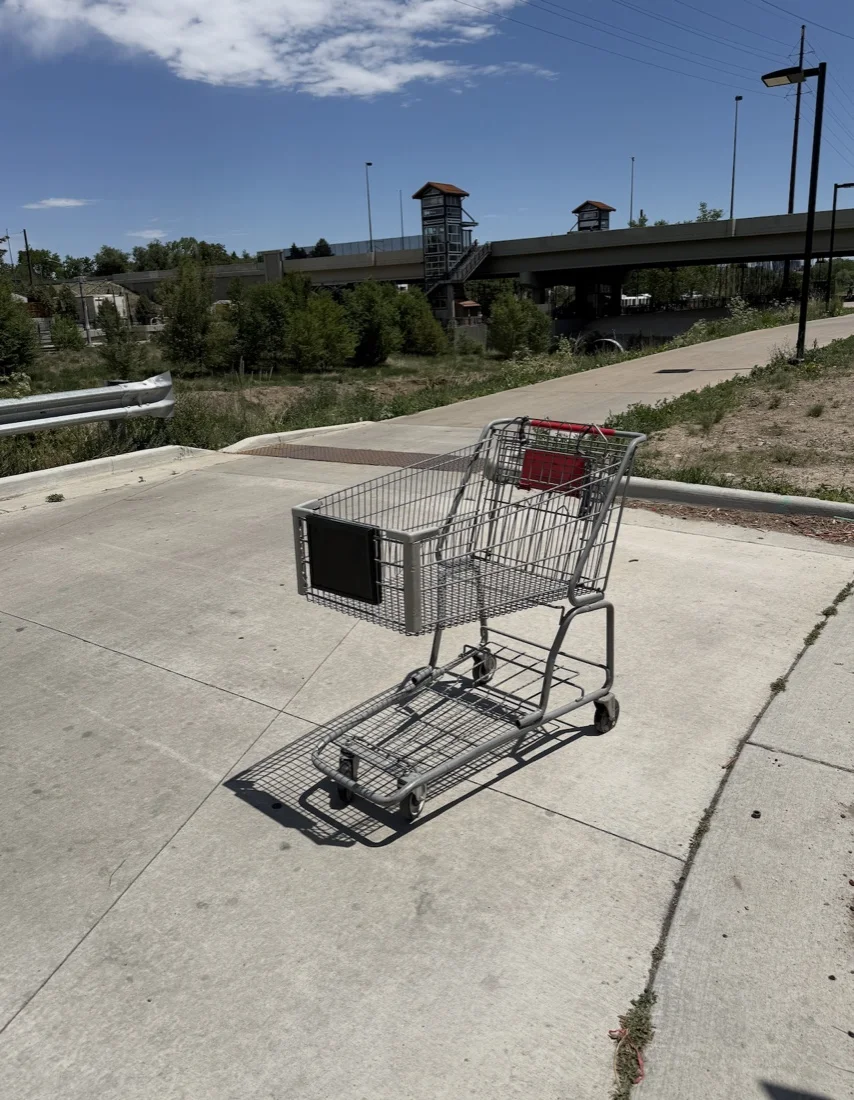 Abandoned shopping cart