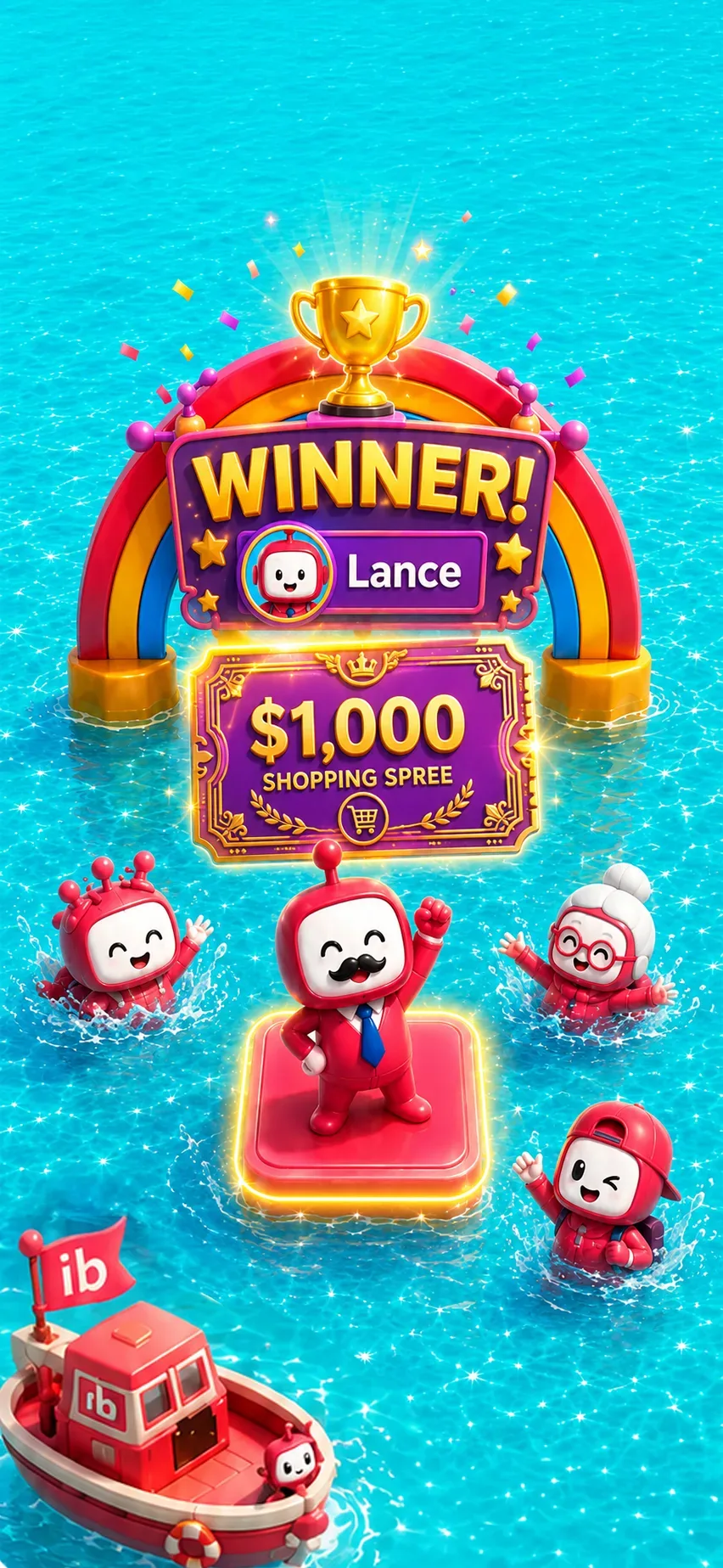 One champion wins